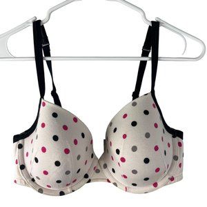 Women's Cacique Polka Dot Bra 38DD